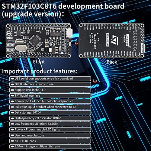 EC купување STM32F103C8T6 MicroController Core Board/STM32 Одбор за учење/табла за развој на табла Систем Интегрирана ARM32-битна микропроцесор