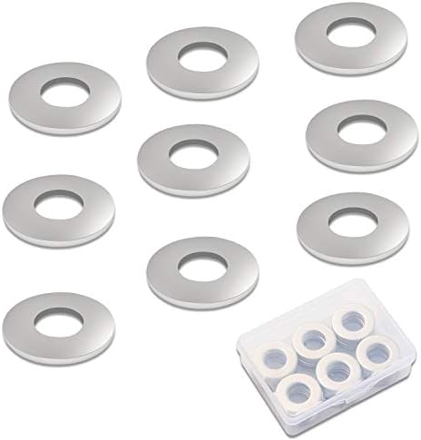 Supaper 1/2 x 1-1/16 рамни мијалници од не'рѓосувачки челик, 50-парчиња