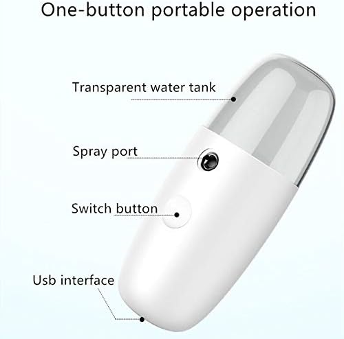 CFSAFAA 30ML USB Овлажнител За Полнење Дифузор На Воздух Рачна Вода Ултразвучно Нано Есенцијално Масло За Автомобил На Пареа Лице