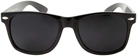 гриндерпанч Супер Темно Црна Леќа Машки Очила За Сонце Ретро Класичен 80 Стилски Трендовски Нијанси