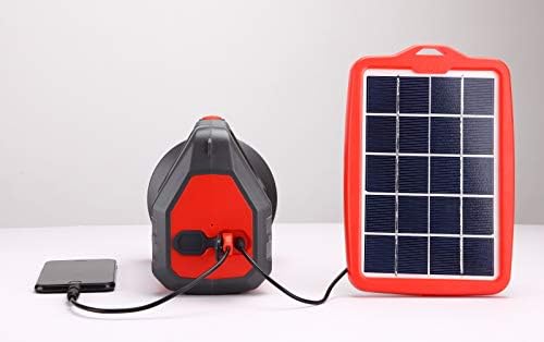 D.Light T200 преносен соларен фенер и полнач за мобилни телефони за кампување