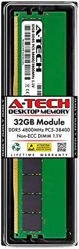 A - Tech 32GB RAM МЕМОРИЈА ЗА ASUS ROG Strix Z690-I Игри WiFi | DDR5 4800MHz DIMM PC5-38400 288-Pin Не-ECC Меморија Надградба Модул