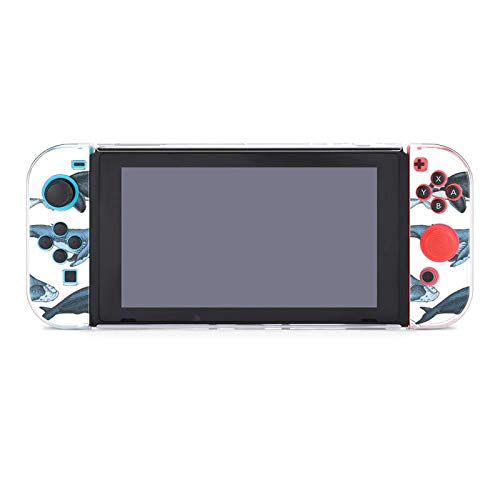 Случај за Nintendo Switch, картичка со кит шарени пет-парчиња Поставете заштитни додатоци за конзола за игри на куќиште за прекинувачи