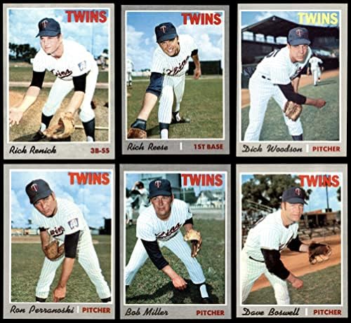 1970 Тимот на Топс Минесота Близнаци го постави Минесота Близнаци екс+ близнаци