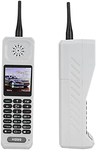 DIYEINI Classic Old Old Mobile телефон, 1.54IN Ретро мобилен телефон, 2G мобилен телефон за стари лица, батерија од 4800mAh, двојна картичка