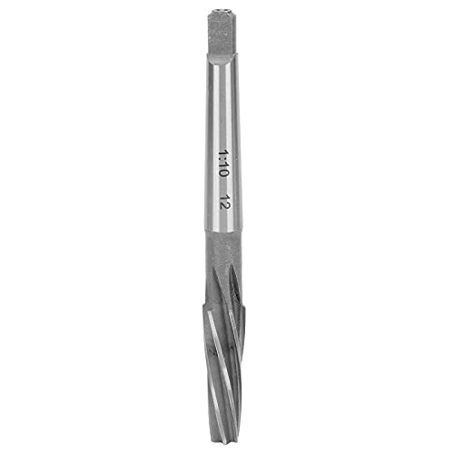 Fafeycy Chucking Reamer, Spiral Reamer 1:10 HSS Taper Shank Tool Tool Round Shank Milling Altenc, за пренасочување на машината за