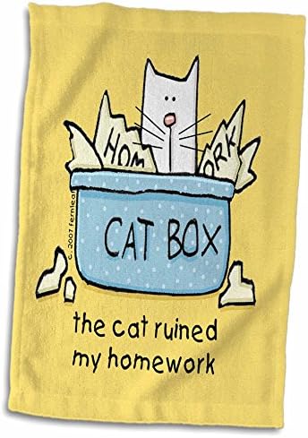 3drose мачки кутии домашни работи со цртани мачки, мачки, мачки, смешни мачки, мачиња. - крпи