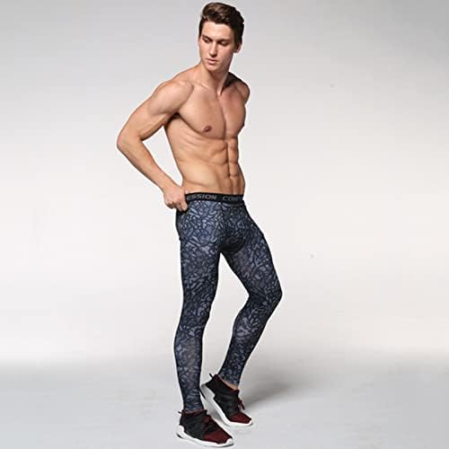 МИАШУИ Термални Панталони За Јога Мажи Обични Панталони За Сушење Со Дишење Спортски Панталони Брзо Сушење И Потење Еластични