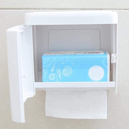 ZLDXDP Мултифункционална кутија за ткиво, држач за тоалетна хартија, монтирана во wallидна кутија за тоалетот, држач за тоалетна