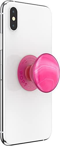 PopSockets Poptop Swappable Top за PopSockets Phone Grip Base - Neon Pink Agate