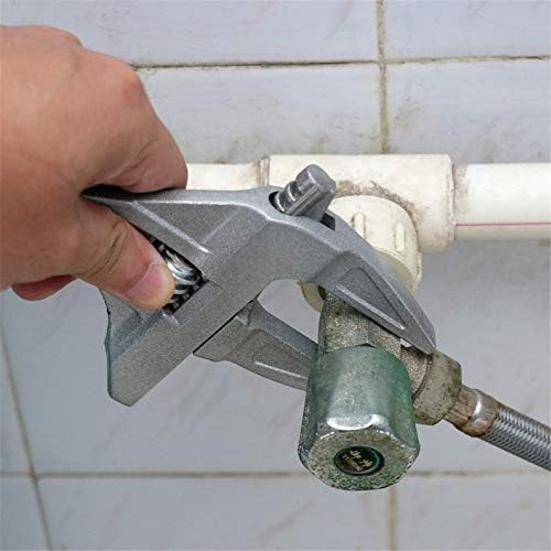 Прилагодлив клуч за прилагодување на санга, кратка шипка, голем отвор за бања, клуч за прицврстување на орев, алатка за поправка