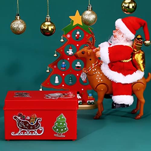 Радоста праска Санта Клаус Музички подароци, Божиќни украси во затворен простор ， Божиќна музика Постариот човек кој се возеше
