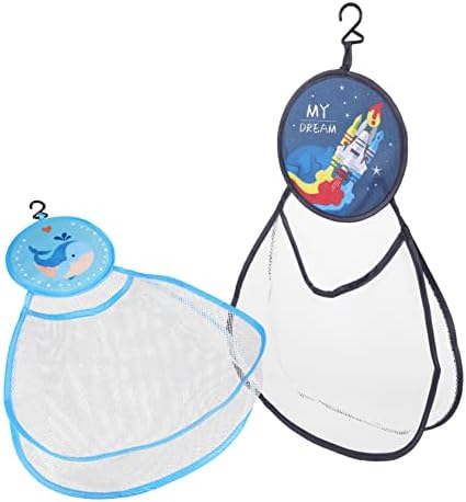 Besportble 4 парчиња торба за складирање на деца Организатор за складирање на играчки за чување торба за цртано нето дете за закачување