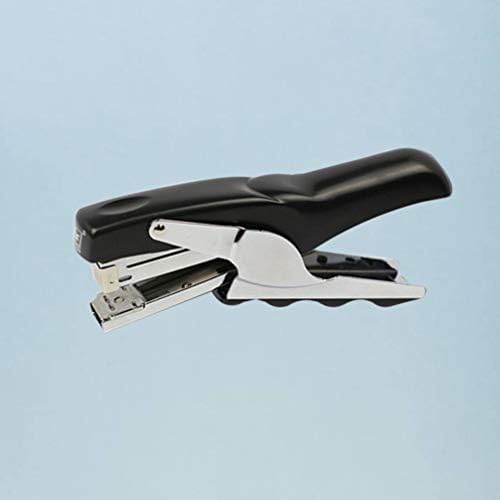 Toyvian Metal Plier Stapler Traible Save Saft Finght Black Stapler Tabletop Ефикасен степлер за канцелариско училиште