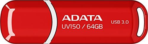 ADATA UV150 32GB USB 3.0 Flash-Drash Dribe Snap-On Cap, црна
