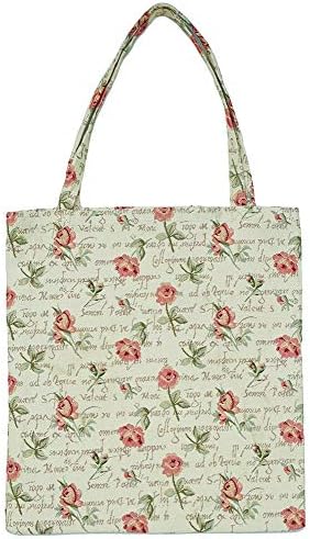 Signare Tapestry за еднократно намирници Еко-пријателски шопинг торба со торба со Janeејн Остин Синиот дизајн