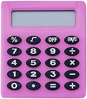 Yfqhdd Калкулатор мини преносен електронски калкулатор за калкулатор во боја на бонбони