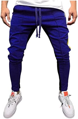 Едноставна облека за машка есен и зимска панталона панталона што одговара на зашивање на лежерни исечени панталони удобно