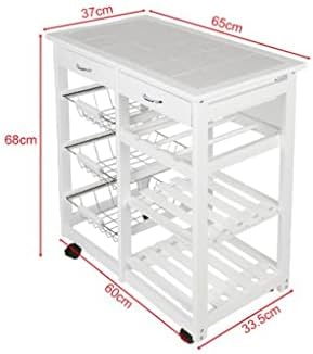 Genigw 4 нивоа за складирање количка количка кујна организатор бања подвижни полици за складирање тркала за домаќинство држач