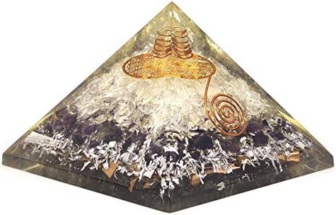 Оргонит продавница Седум чакра чипови оргон пирамида со оргон енергија- виножито од месечината, лекување на кристално базиран на