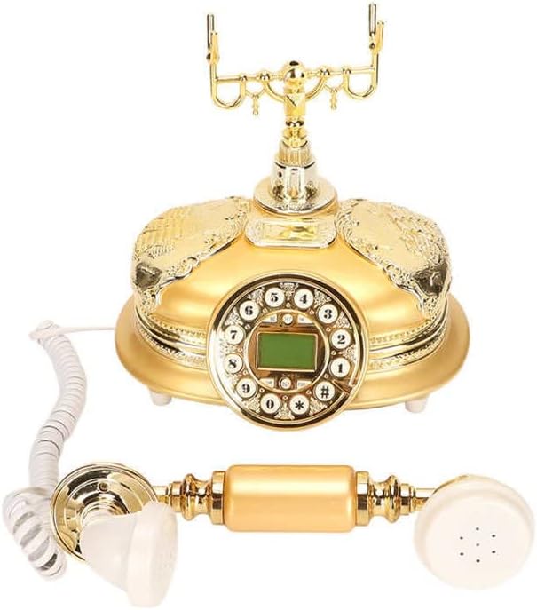 ZLXDP Антички телефонски кабел за фиксни телефони Домашни телефони Гроздобер класичен керамички домашен телефон Антички домашна канцеларија