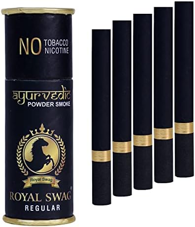 Royal Swag Ayurvedic & Herbal Cirgette, редовно прекинување на пушењето - помага во откажување од пушење