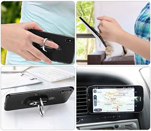 Монтажа за автомобили за LG Stylo 6 - мобилен рачен автомобил, монтирање на прсти за мобилни автомобили за LG Stylo 6 - Метално сребро