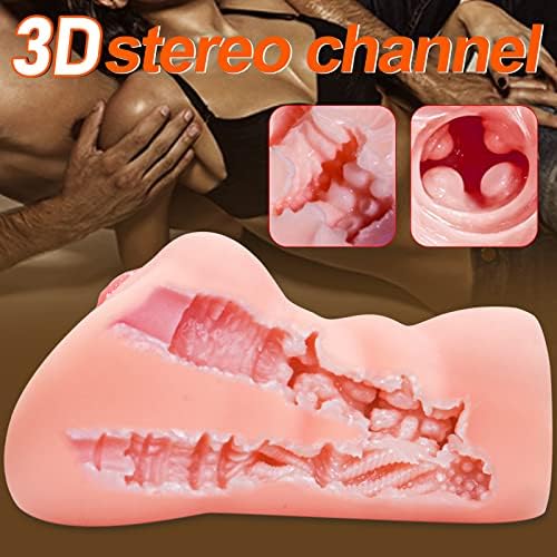 Охиел доживотна маскулатор за возрасни реалистични пички секс играчка со 3Д реална текстура на вагината и тесна анална силиконска