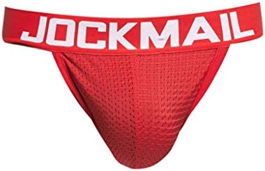 Umiyi JockStrap долна облека за мажи машка џокер -атлетска поддржувач Менс Тонг боксерски брифинзи, брифинзи за мажи