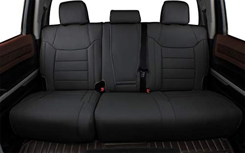 EKR Custom Fit F150 Car Seat Covers за Select 2013 2014 Ford F150 XLT и F250 XL - Комплетна кожа со целосен сет
