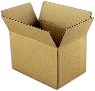 Екосвифт 1-Кутија 8х6х6 Брановидни Картони Кутија За Пакување Пошта Подвижна Кутија За Испорака Картон 8 х 6 х 6 инчи