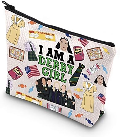 WCGXKO Сестра Мајкл Дери И Девојки Покажуваат Подарок Јас Сум Дери Девојка Козметичка Торба За Шминка Подарок