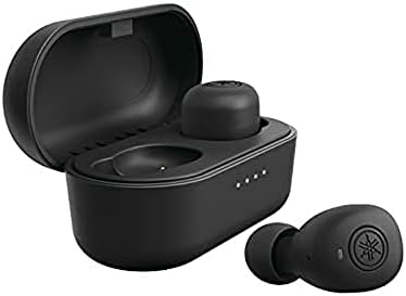 Јамаха Ту-Е3б Премиум Звук Вистински Безжични Слушалки За Слушалки, Bluetooth 5 aptX, Кутија За Полнење, Водоотпорна, Отпорна на Пот
