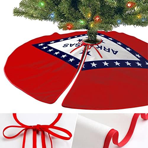 Арканзас Државно Знаме Елка Здолниште Гроздобер Божиќ Орнаменти Божиќ Украси За Одмор Нова Година Партија