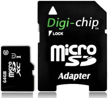 Digi - Chip 64GB КЛАСА 10 Микро-Sd Мемориска Картичка За Sony Xperia Таблет Z И Z LTE ТАБЛЕТ КОМПЈУТЕР