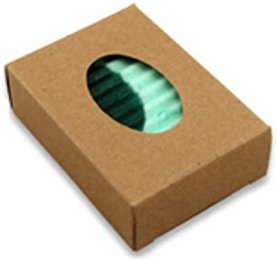 50 CYP KRAFT овален прозорец сапун кутија - домашна пакување сапун - сапун за производство на сапун - рециклирани материјали - направени