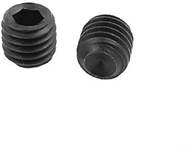 X-gree 10pcs метал црна црна 8mmx8mm хексадецимална шраф за приклучок за RC Model Car резервен дел (10 Unids Metal Negro 8mmx8mm Hex Socket