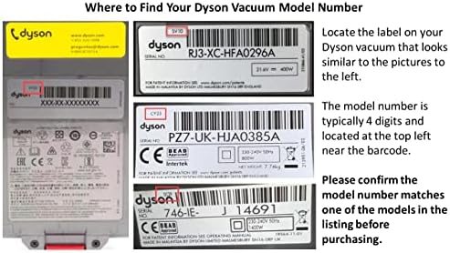 Dyson Ролери Четка, Вистински OEM Dyson Дел 967157-01, Направен ЗА Dc59 V6 Моторхед, Го Заменува поранешниот OEM Dyson Дел 966085-01