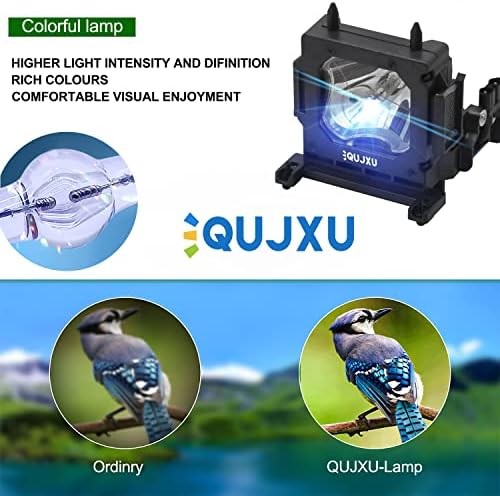 Qujxu LMP-H210 LAMP сијалица за Sony VPL-HW65ES VPL-HW45ES Projector Larm Bulb