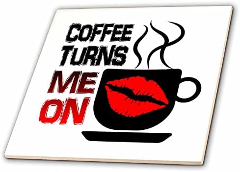 3дроза Слика На Зборови Кафето Ме Вклучува Со Црна Шолја За Кафе-Плочки