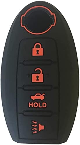 2 пакет силиконски клуч за клучеви за далечински управувач за далечински управувач за заштитни торби за Nissan Teana Murano Maxima