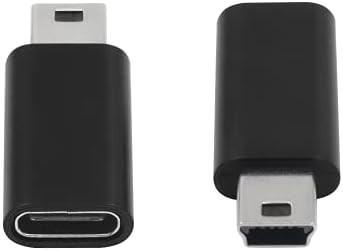 DUTTEK USB C До Мини USB Адаптер, Мини USB ДО USB C Адаптер, 480mbps Мини USB Машки ДО USB C Женска Екстензија Адаптер Поддршка Задолжен &засилувач;