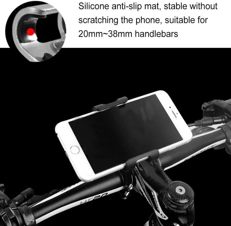 N/A моторцикл алуминиум легура против држач за заграда Универзален велосипедски држач за велосипеди погоден за сите паметни телефони