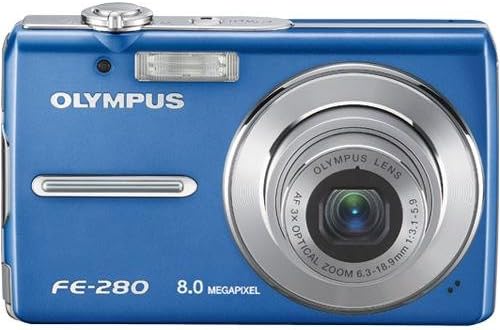 Дигитална камера на Олимп Стилус FE-280 8MP со двојна слика стабилизиран 3x оптички зум