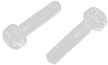 AEXIT M4 X нокти, завртки и сврзувачки елементи 18мм чиста поликарбонатна тркалезна глава крст филипс завртки ореви и завртки на завртки за завртки