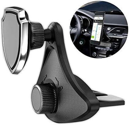 Machswon Car 360 ° CD Слот за мобилни телефони Универзален држач GPS Универзален магнетски држач, држач за магнет за мобилен телефон/навигатор