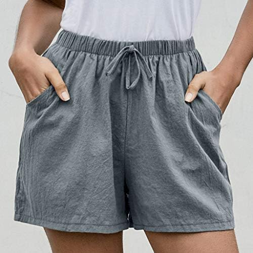 Фрагарни шорцеви за тинејџерски девојки Обични летни женски јога панталони со џебови