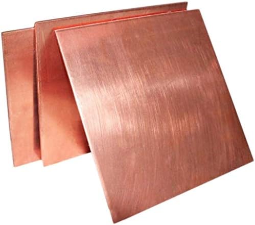 Nianxinn бакарен лим метал 99,9% Cu Foil Plate Работен бакарен листови за емајлинг електрични листови со дебелина