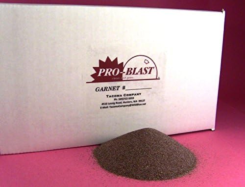 Comfine Garnet #100/120 - Фина абразивна - 25 фунти - Медиуми за експлозија на кабинет за експлозија на песок - од