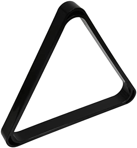 ОККО Билиард снукер Табела Делукс Тешка пластична триаголник решетката црна за 2 1/16 ”топчиња со снукер, 2-пакети